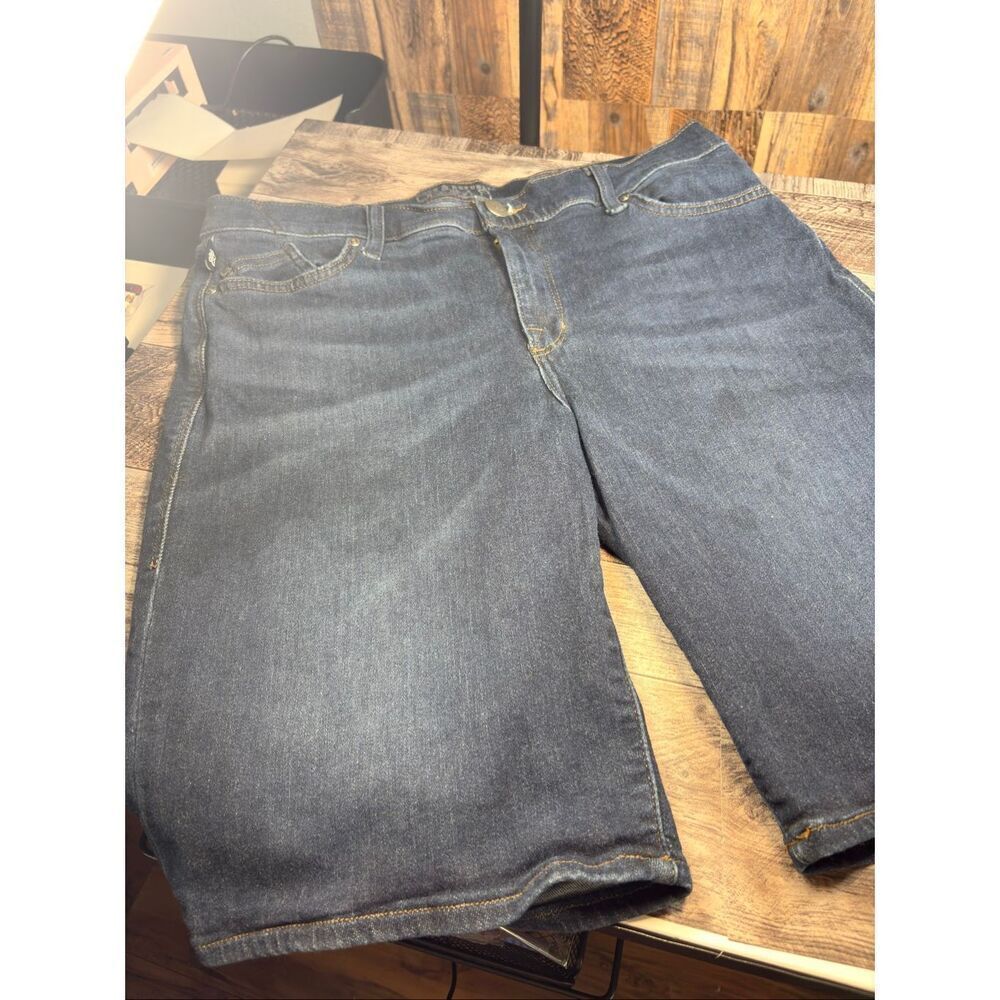 Rock & Republic Denim Rx Bermuda Shorts Women’s Size 18 | Dark Wash Stretch Jean